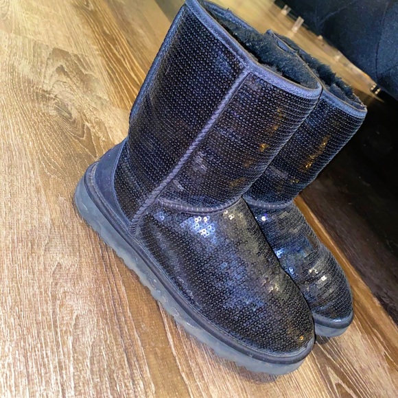 Sequin Black Uggs - Picture 2 of 2